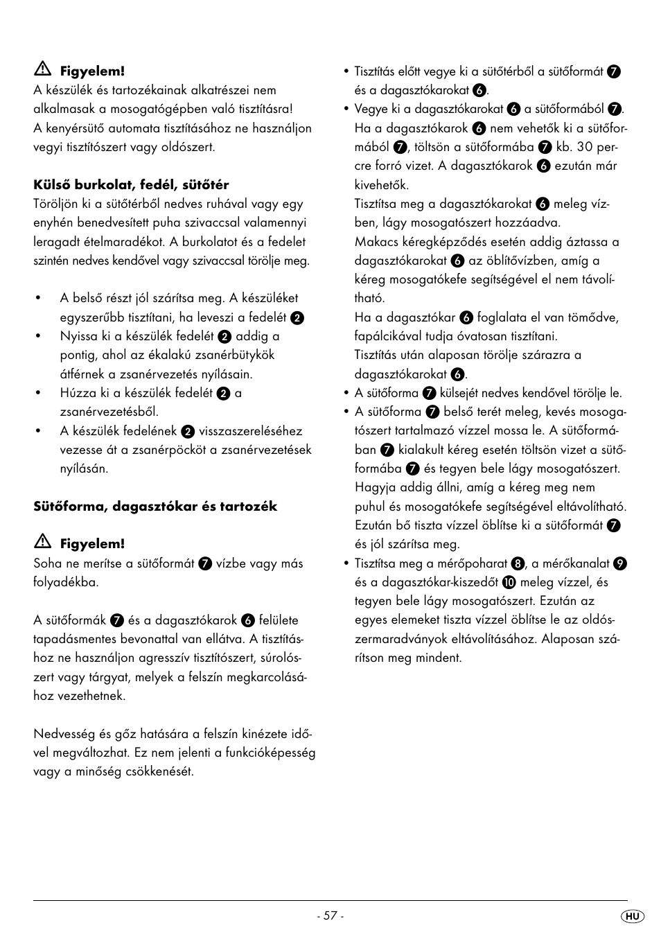 Silvercrest BREAD MAKER SBB 850 A1 User Manual | Page 60 / 160
