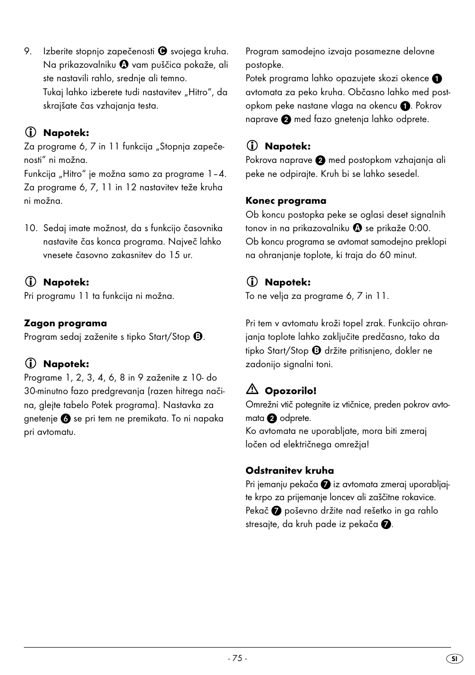 Silvercrest BREAD MAKER SBB 850 A1 User Manual | Page 78 / 160