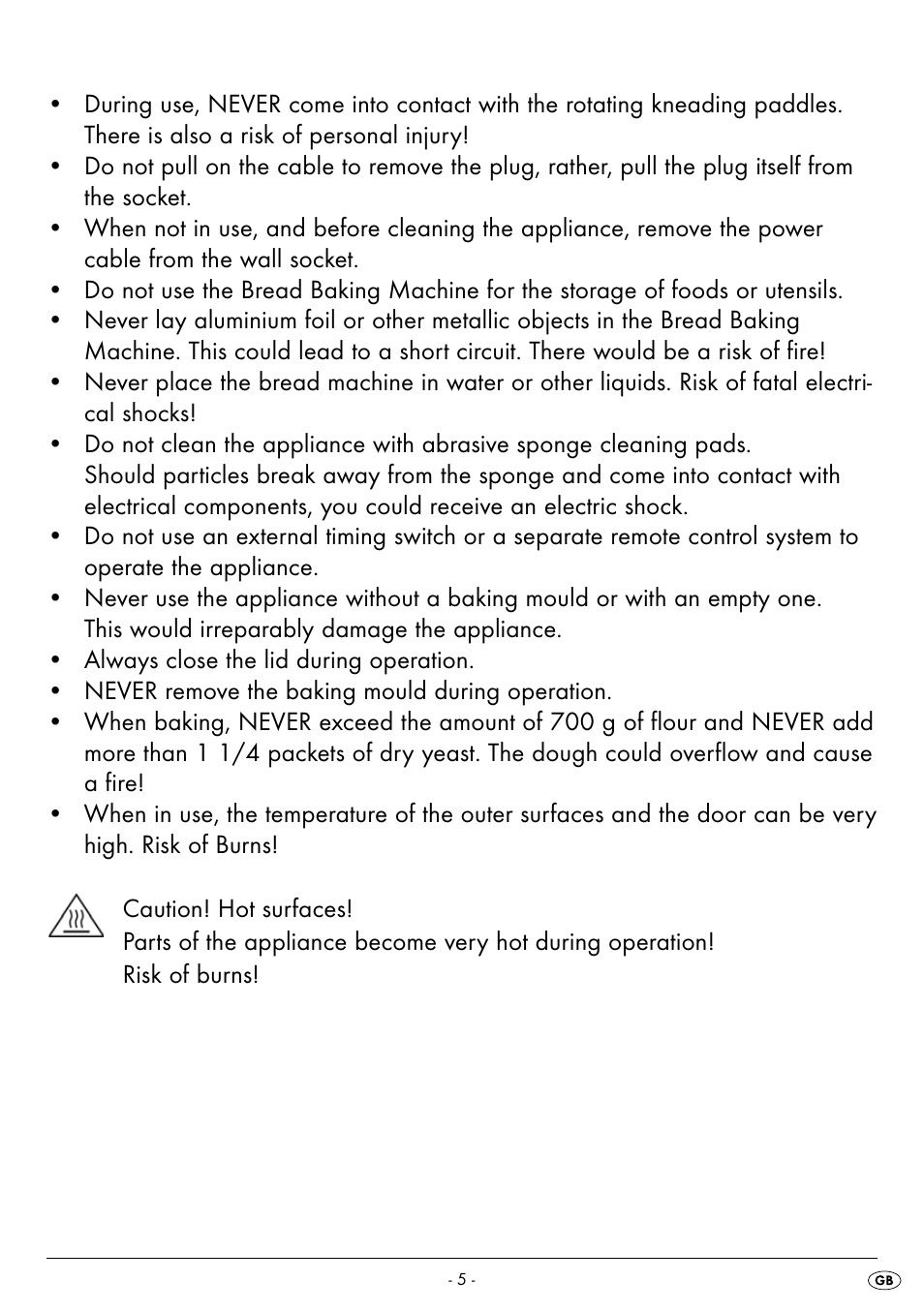 Silvercrest BREAD MAKER SBB 850 A1 User Manual | Page 8 / 160
