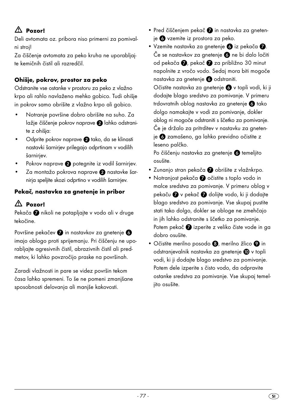 Silvercrest BREAD MAKER SBB 850 A1 User Manual | Page 80 / 160