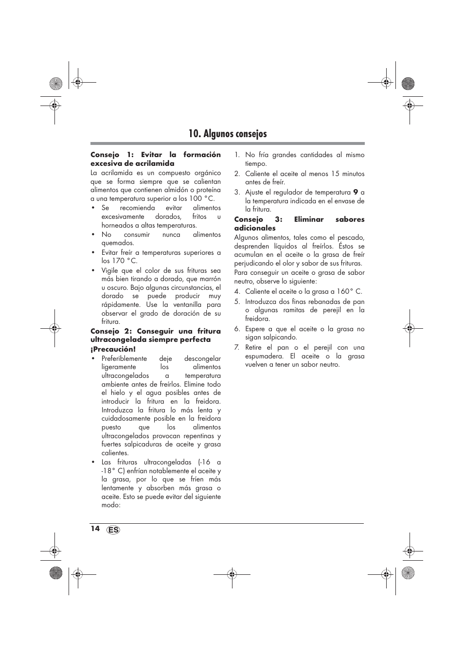 Algunos consejos | Silvercrest SKF 2800 A1 User Manual | Page 16 / 78