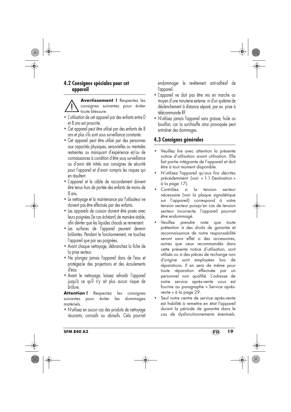 Silvercrest SFM 840 A2 User Manual | Page 21 / 74