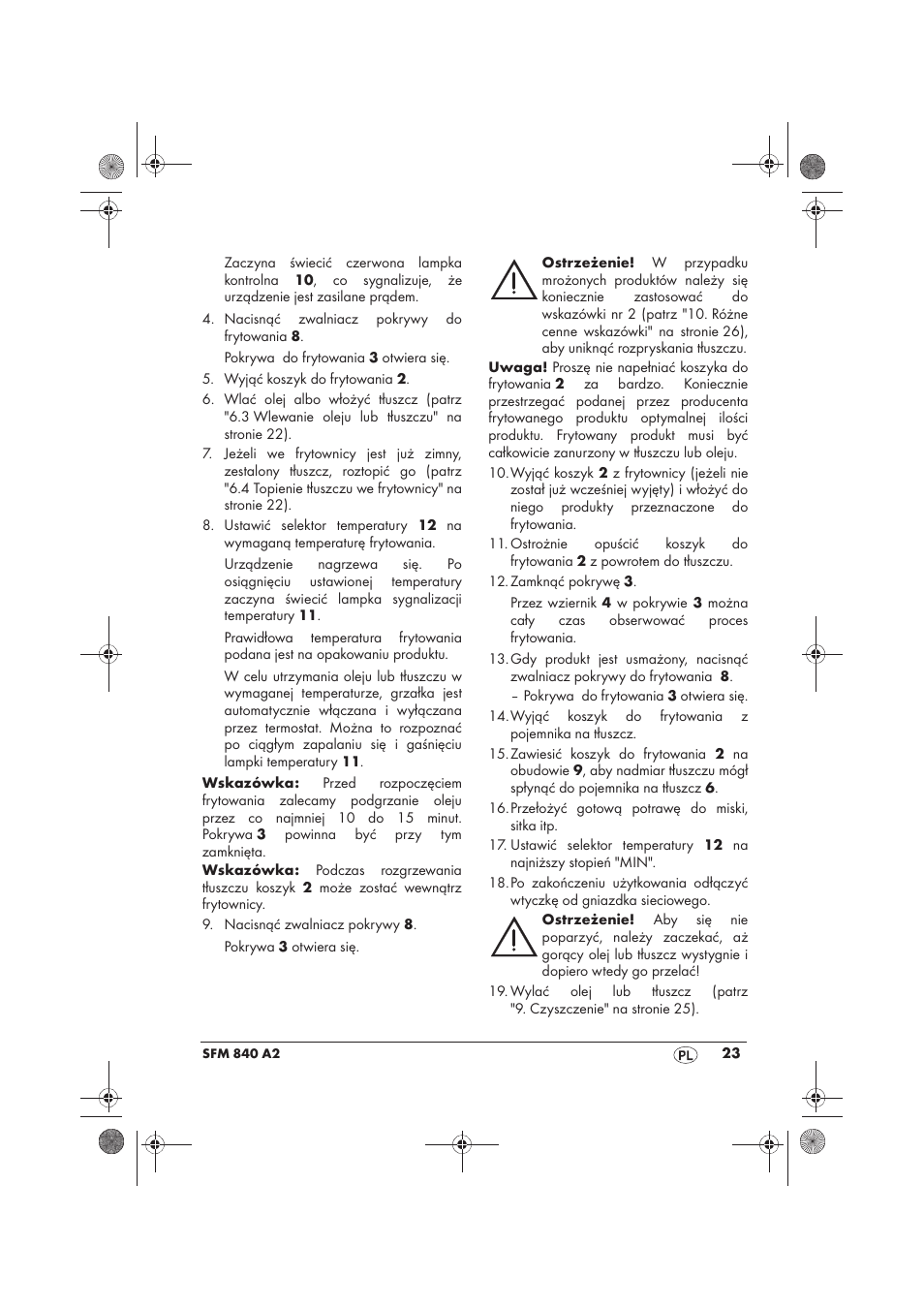 Silvercrest SFM 840 A2 User Manual | Page 25 / 98