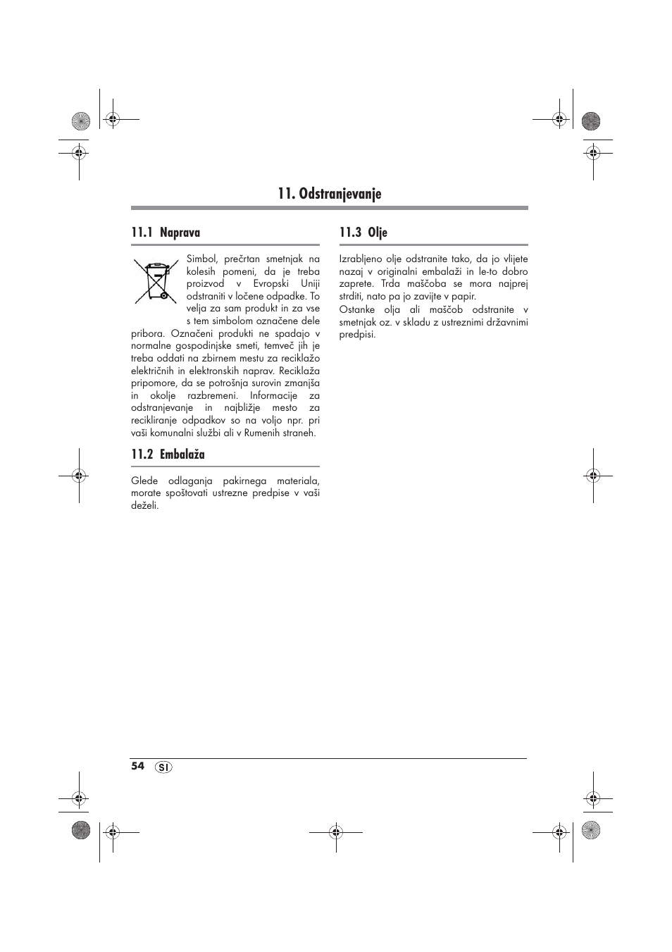 Odstranjevanje | Silvercrest SFM 840 A2 User Manual | Page 56 / 98