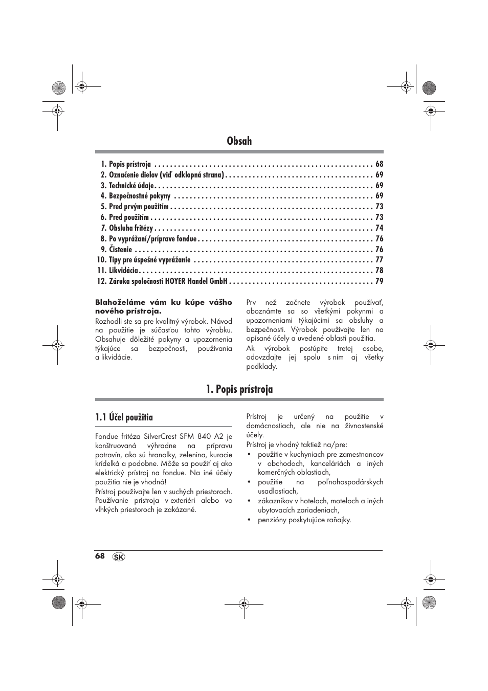 Silvercrest SFM 840 A2 User Manual | Page 70 / 98