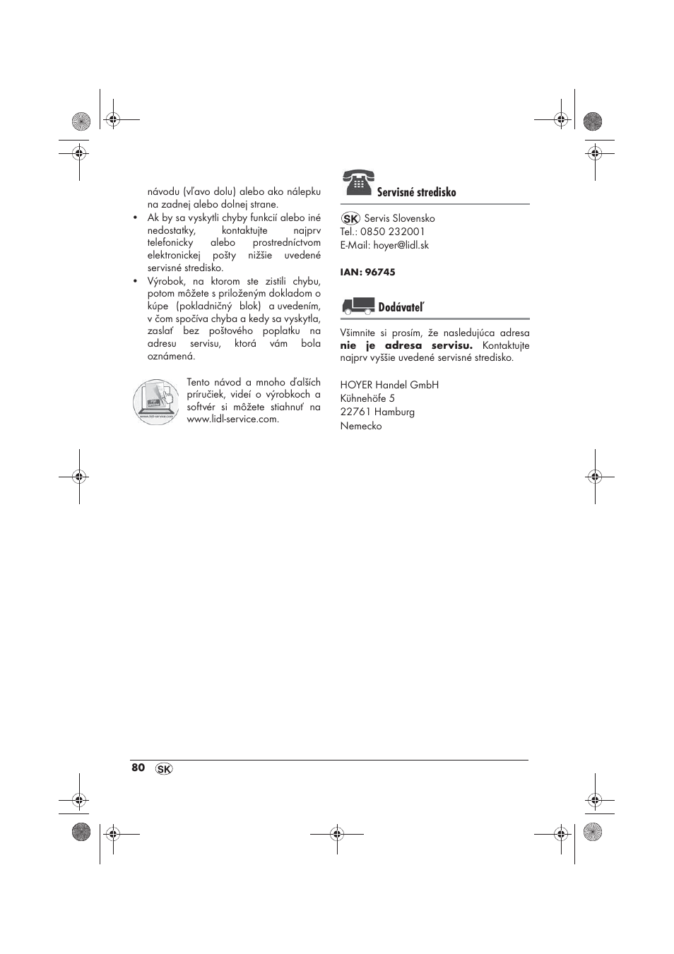 Servisné stredisko, Dodávateľ | Silvercrest SFM 840 A2 User Manual | Page 82 / 98