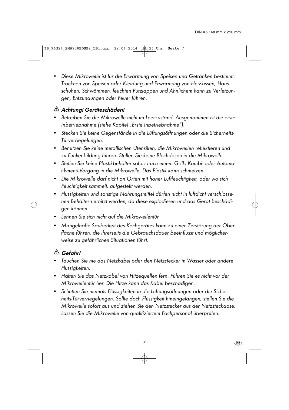 Silvercrest SMW 900 EDS B2 User Manual | Page 10 / 134