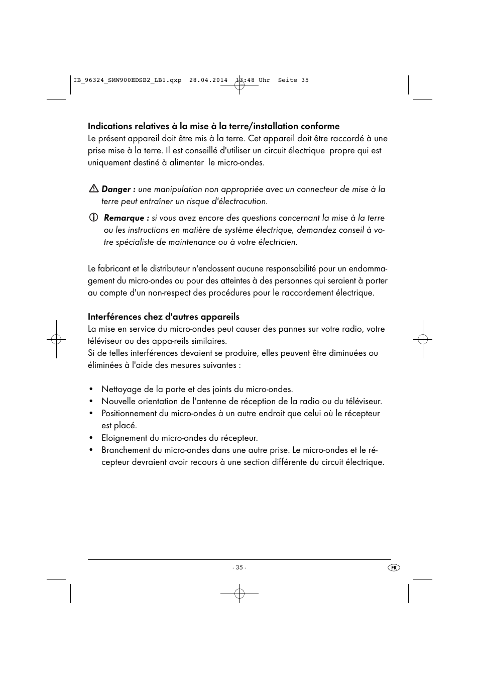 Silvercrest SMW 900 EDS B2 User Manual | Page 38 / 134