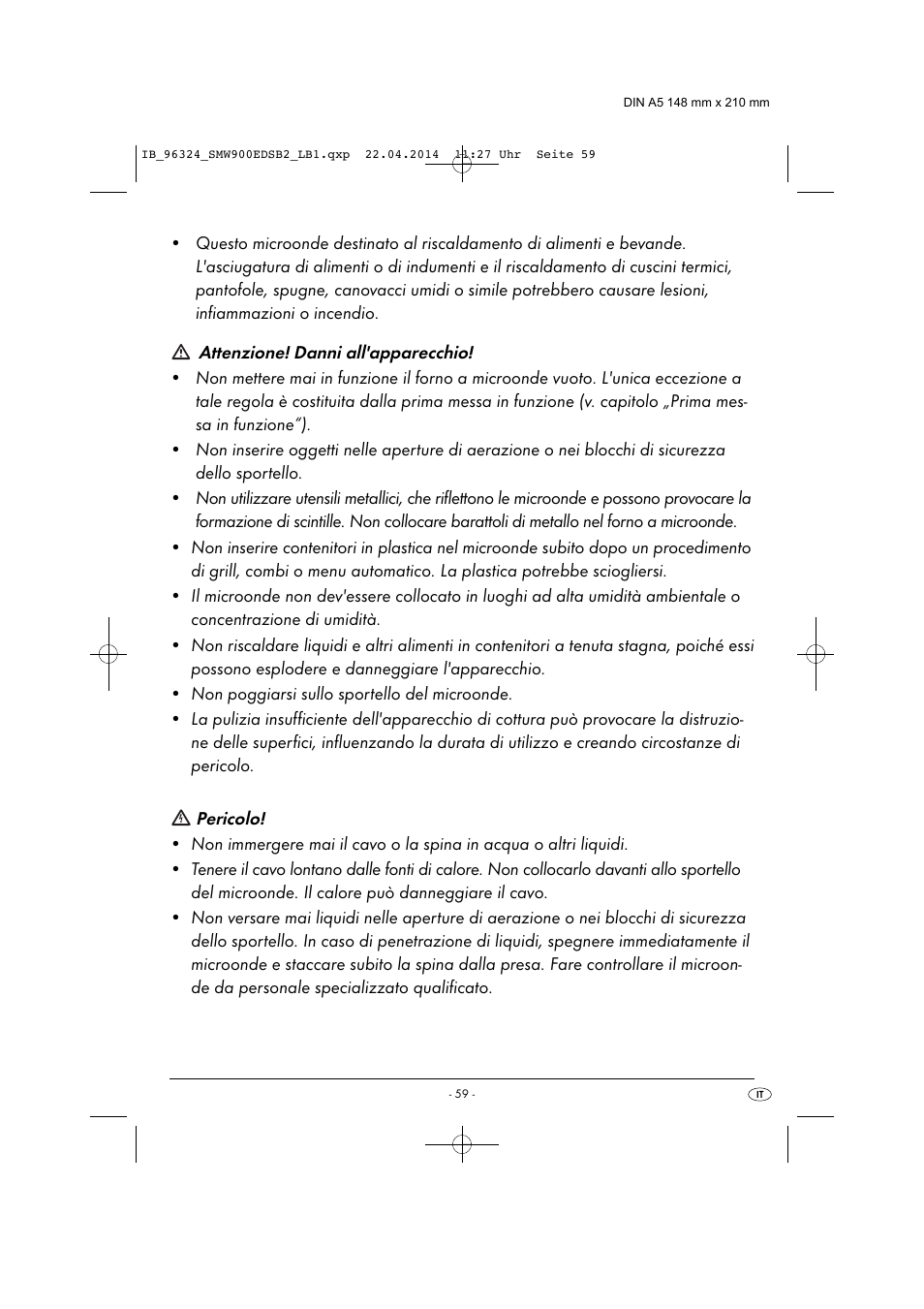 Silvercrest SMW 900 EDS B2 User Manual | Page 62 / 134