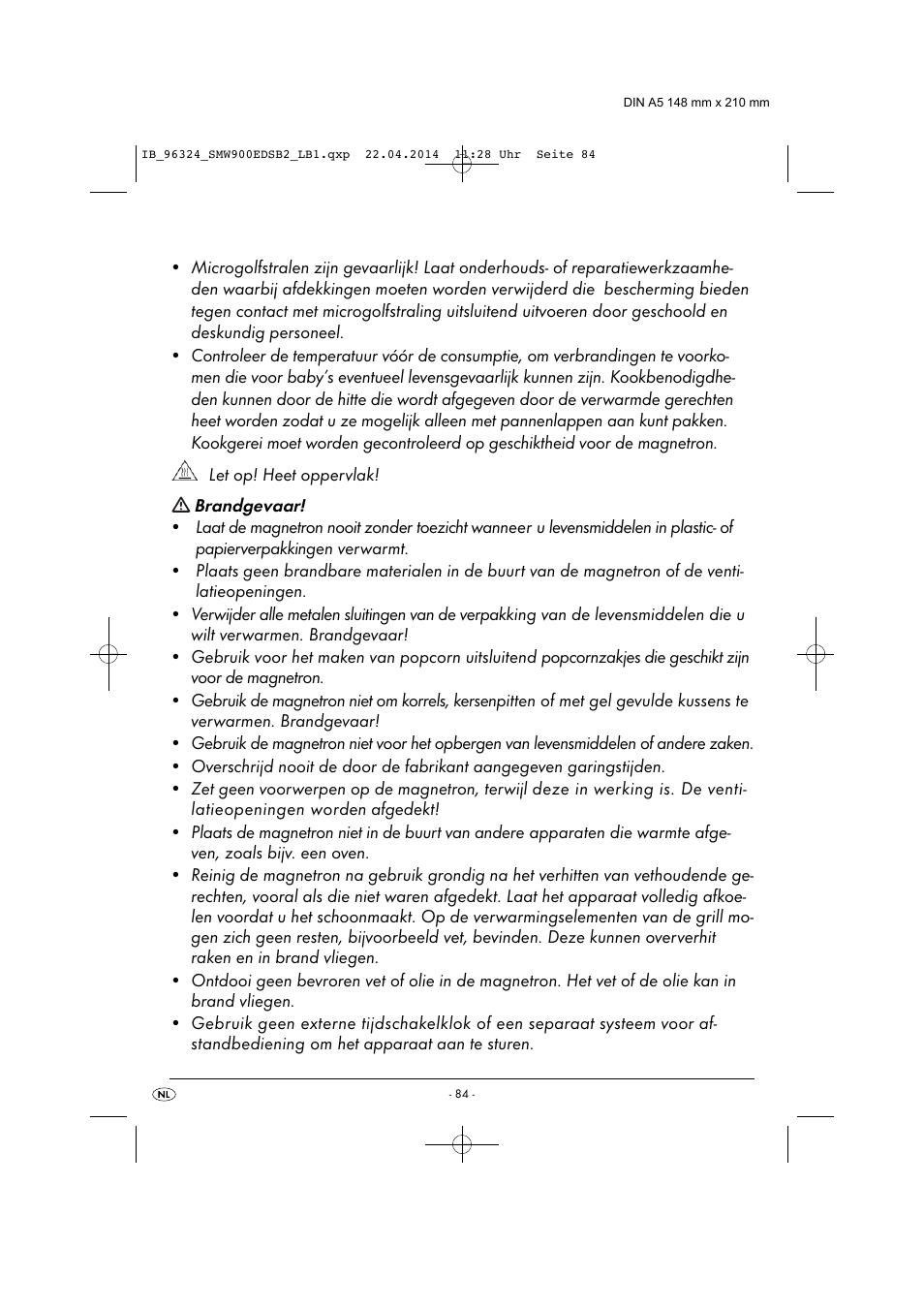 Silvercrest SMW 900 EDS B2 User Manual | Page 87 / 134