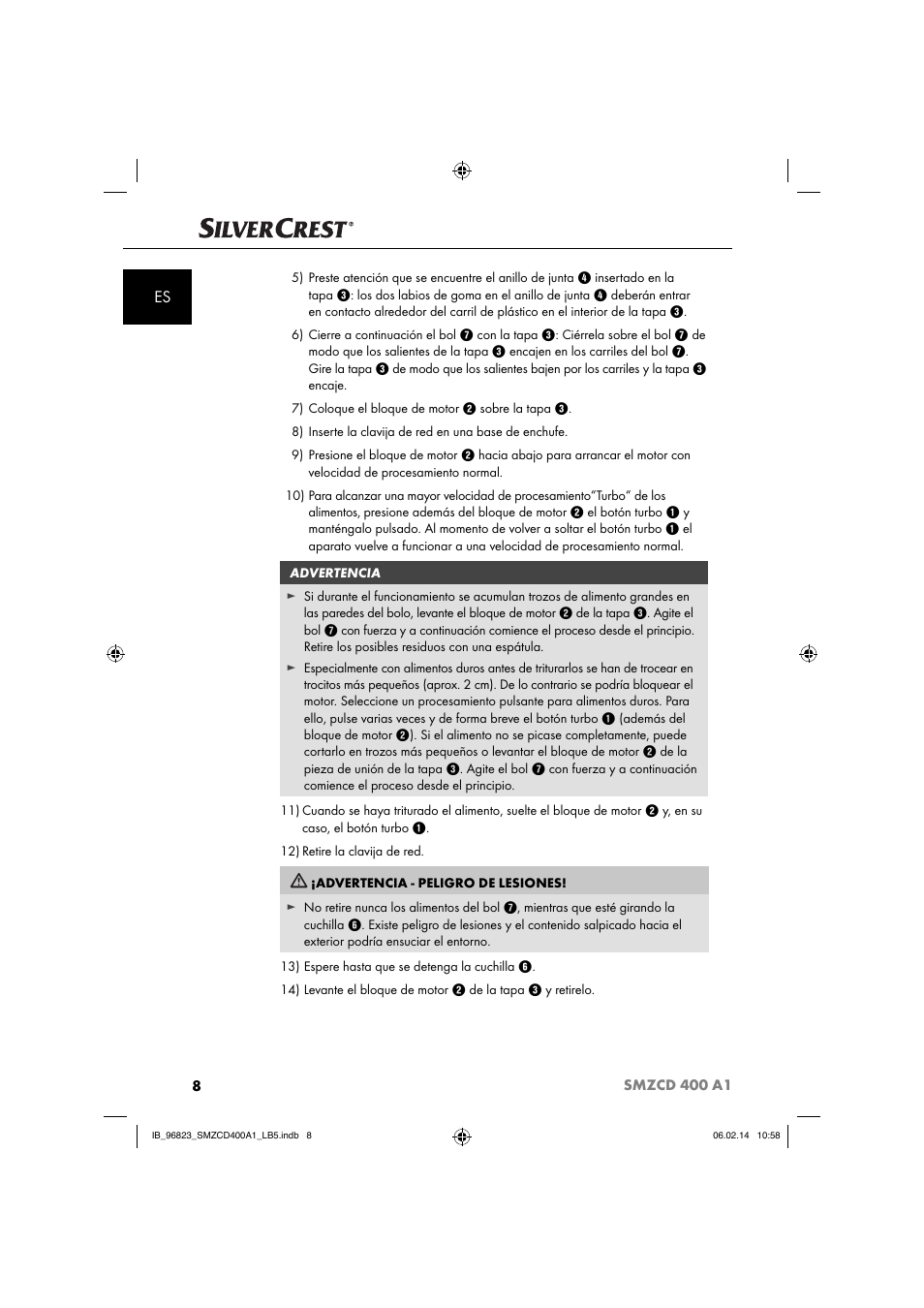 Silvercrest SMZCD 400 A1 User Manual | Page 11 / 64