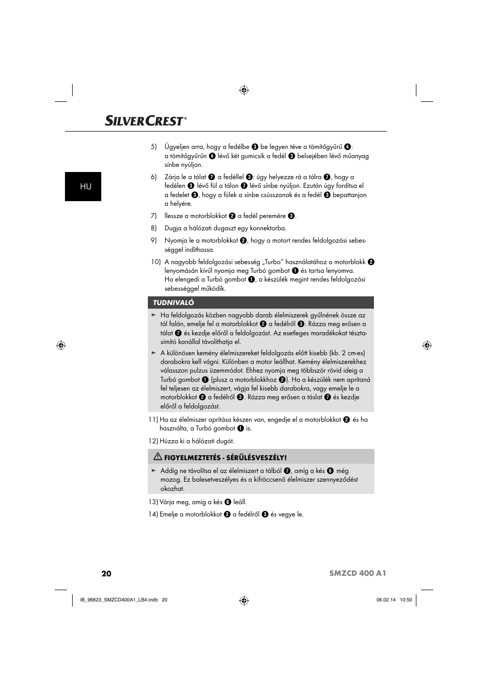 Silvercrest SMZCD 400 A1 User Manual | Page 23 / 76