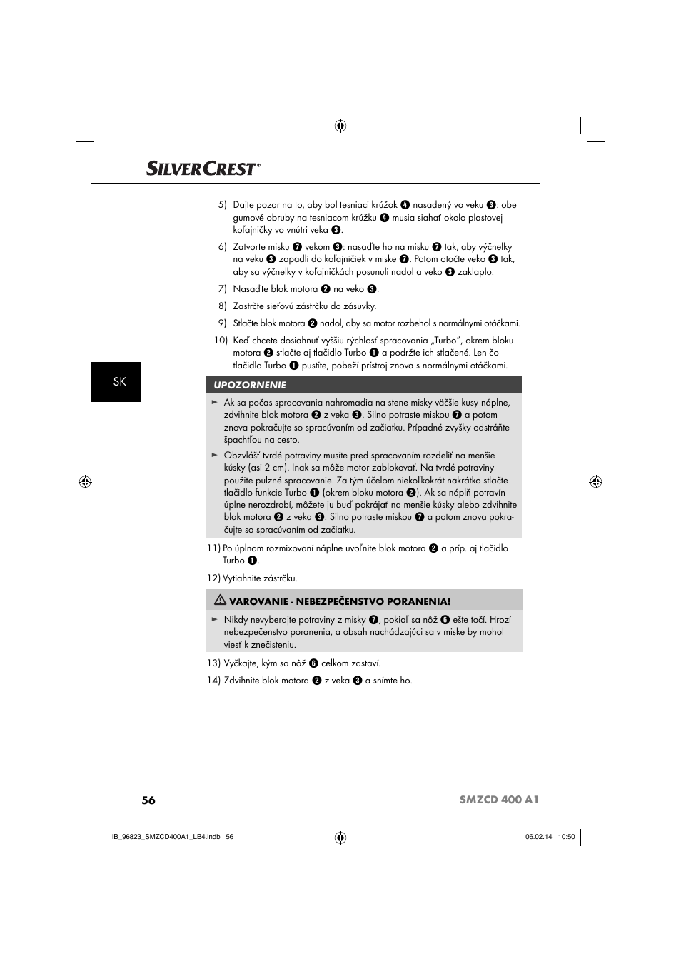 Silvercrest SMZCD 400 A1 User Manual | Page 59 / 76