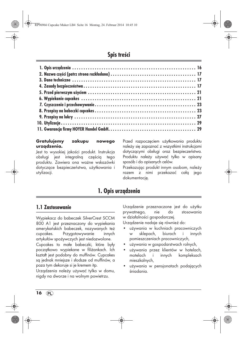 Silvercrest SCCM 800 A1 User Manual | Page 18 / 102