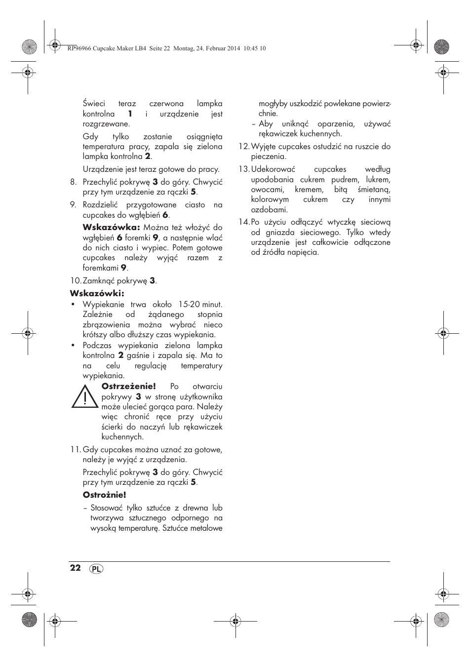 Silvercrest SCCM 800 A1 User Manual | Page 24 / 102