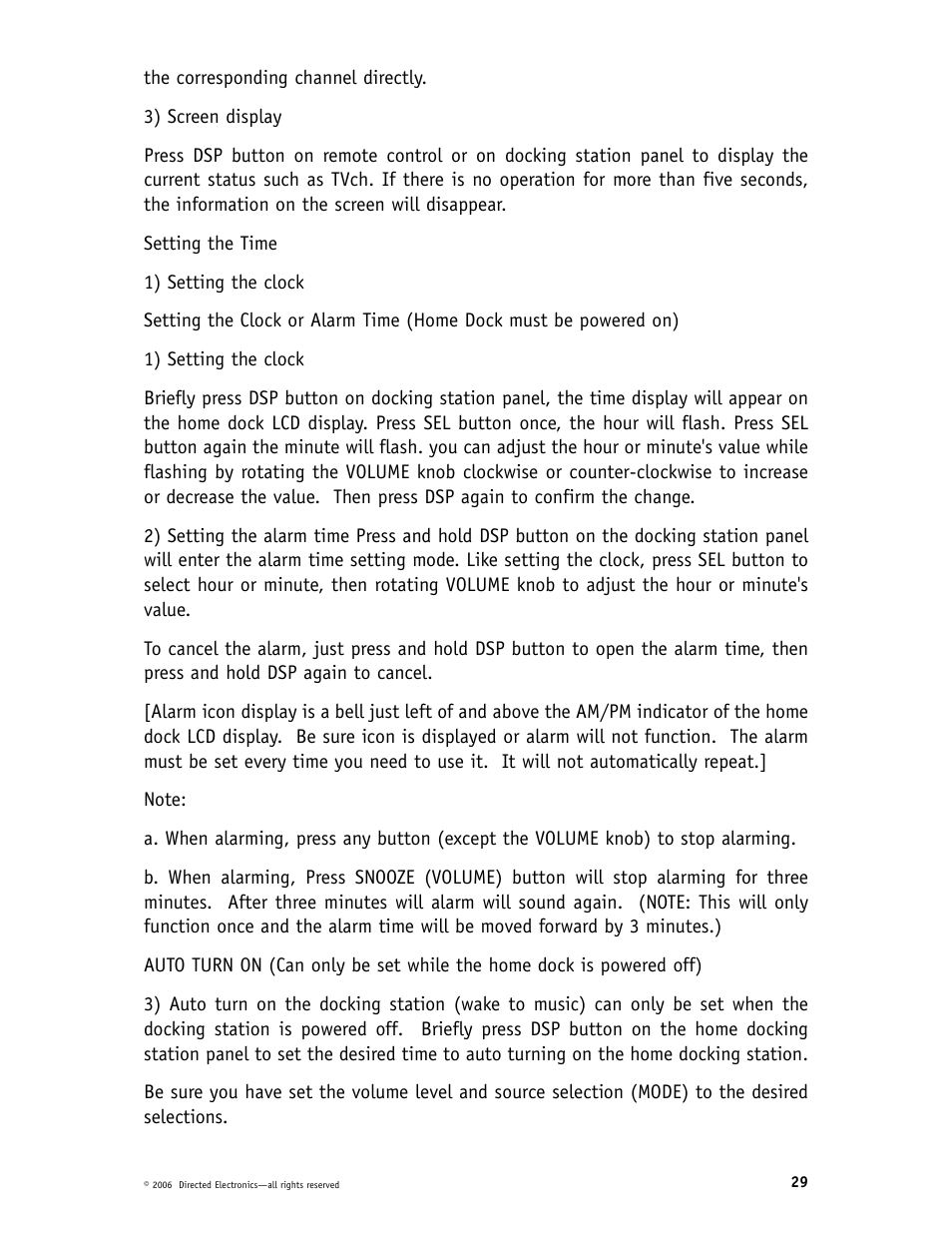 Directed Video DP1020 User Manual | Page 29 / 42