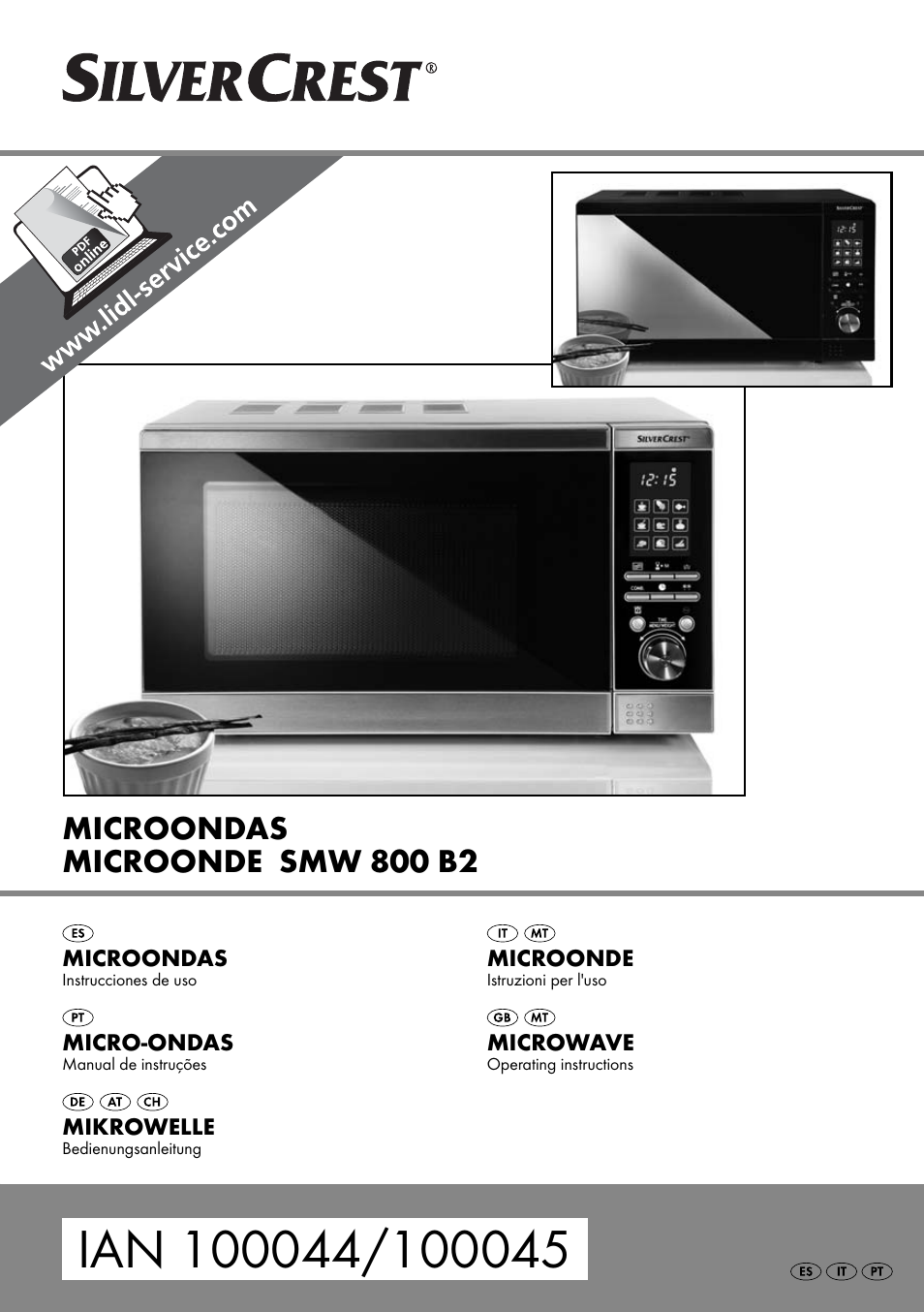 Silvercrest SMW 800 B2 User Manual | 113 pages