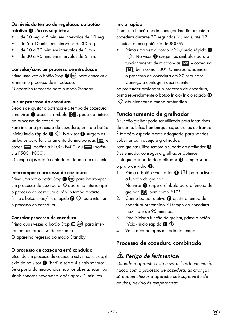 Funcionamento de grelhador | Silvercrest SMW 800 B2 User Manual | Page 60 / 113