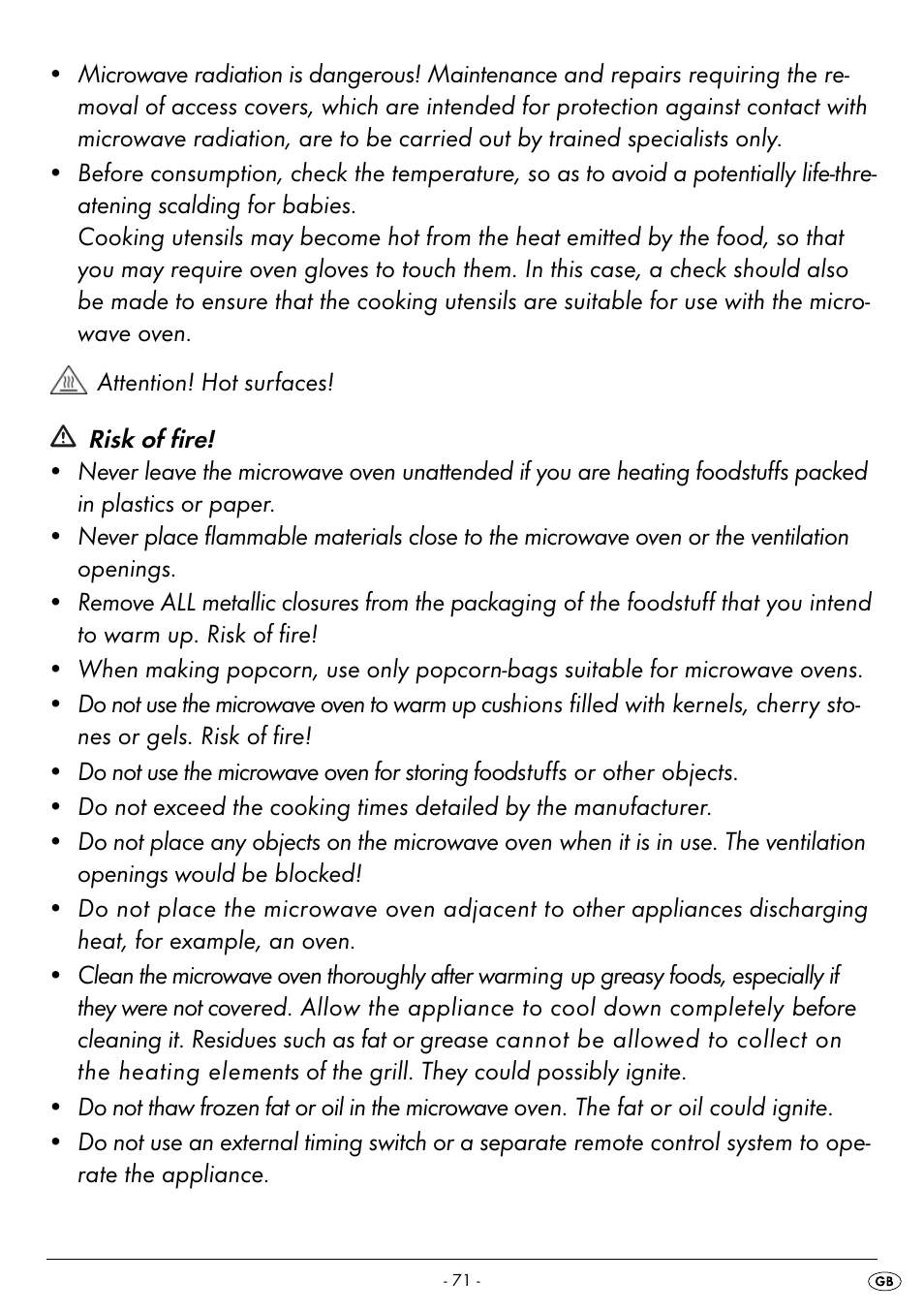 Silvercrest SMW 800 B2 User Manual | Page 74 / 113