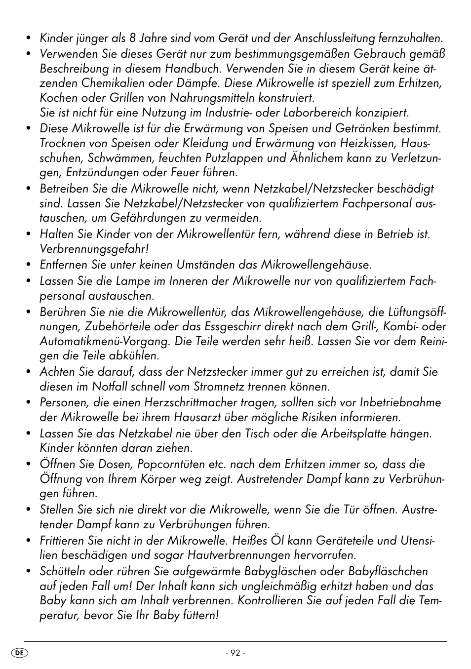 Silvercrest SMW 800 B2 User Manual | Page 95 / 113
