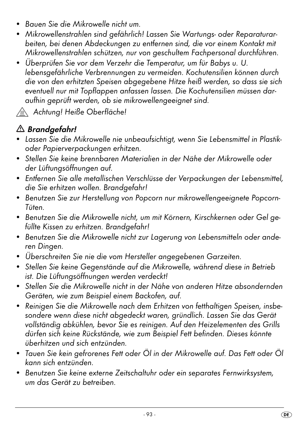 Silvercrest SMW 800 B2 User Manual | Page 96 / 113