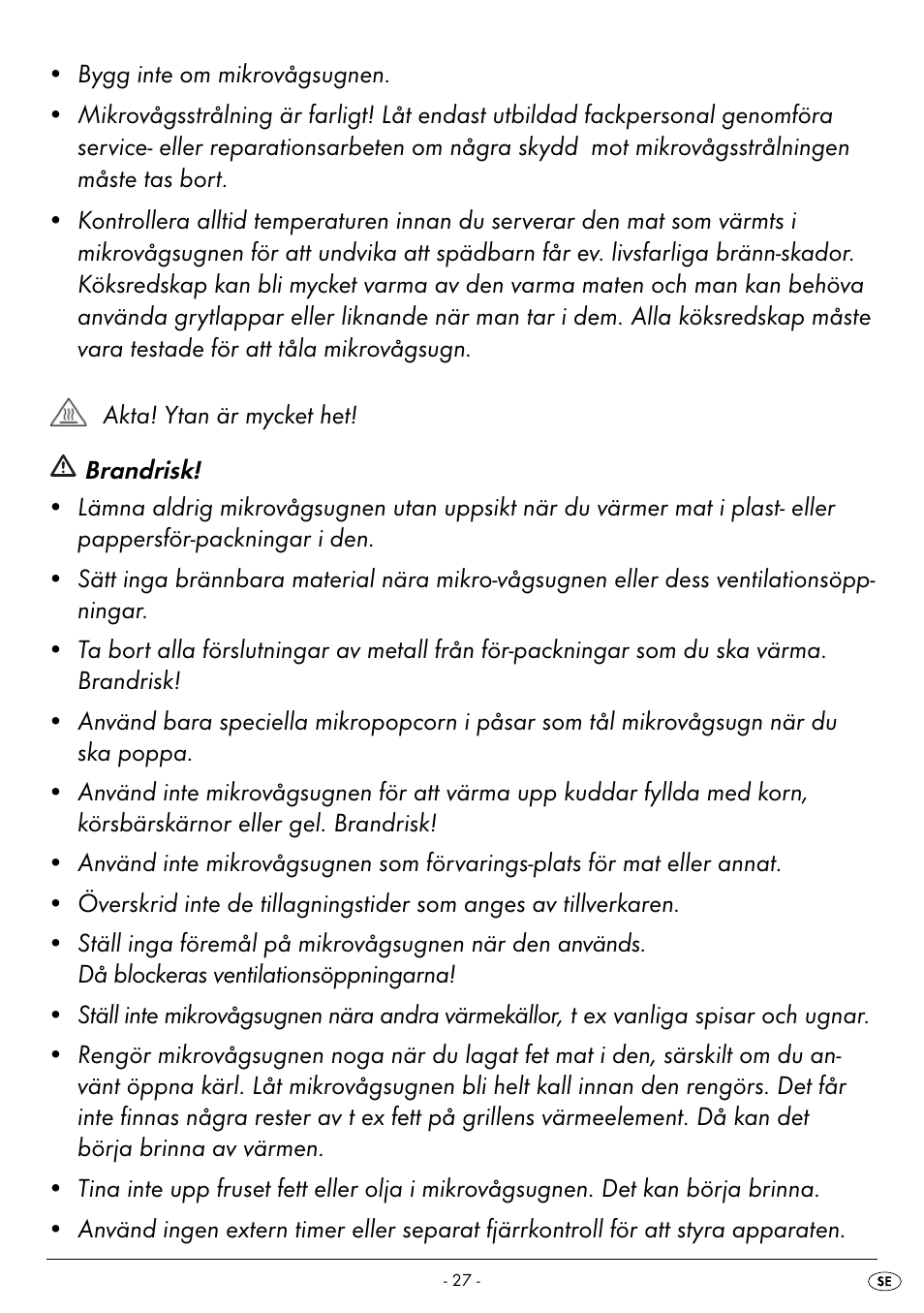 Silvercrest SMW 800 B2 User Manual | Page 30 / 111