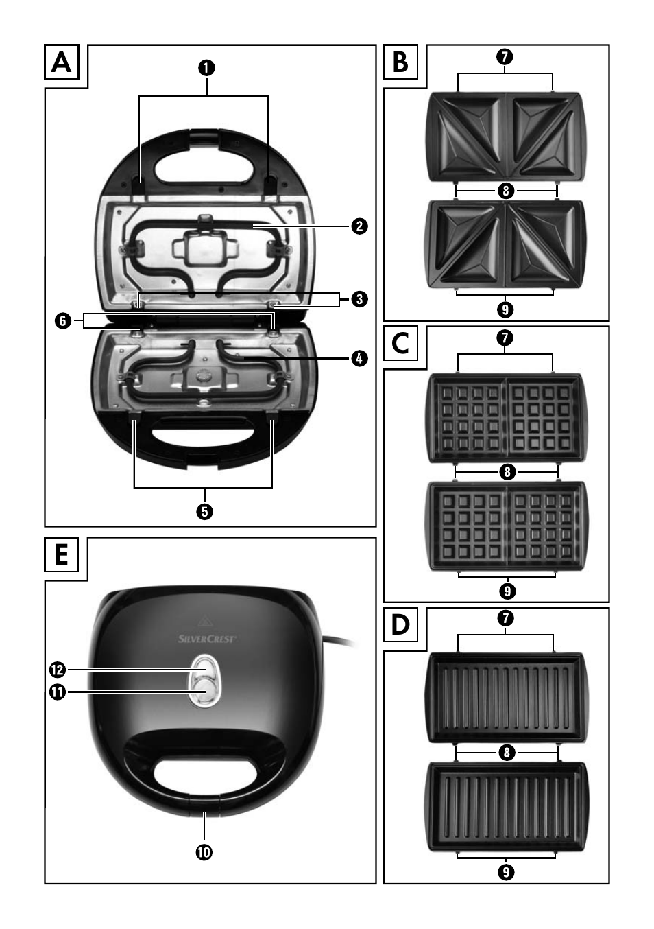 Silvercrest SSMW 750 B2 User Manual | Page 3 / 111