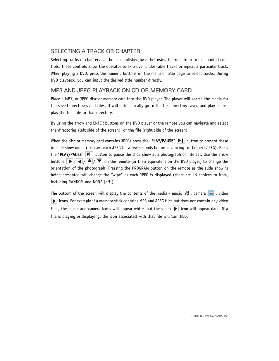 Directed Video DV-POD User Manual | Page 20 / 32
