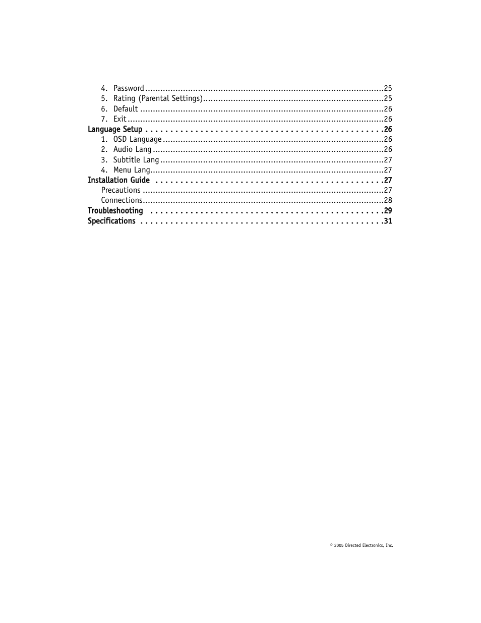 Directed Video DV-POD User Manual | Page 4 / 32