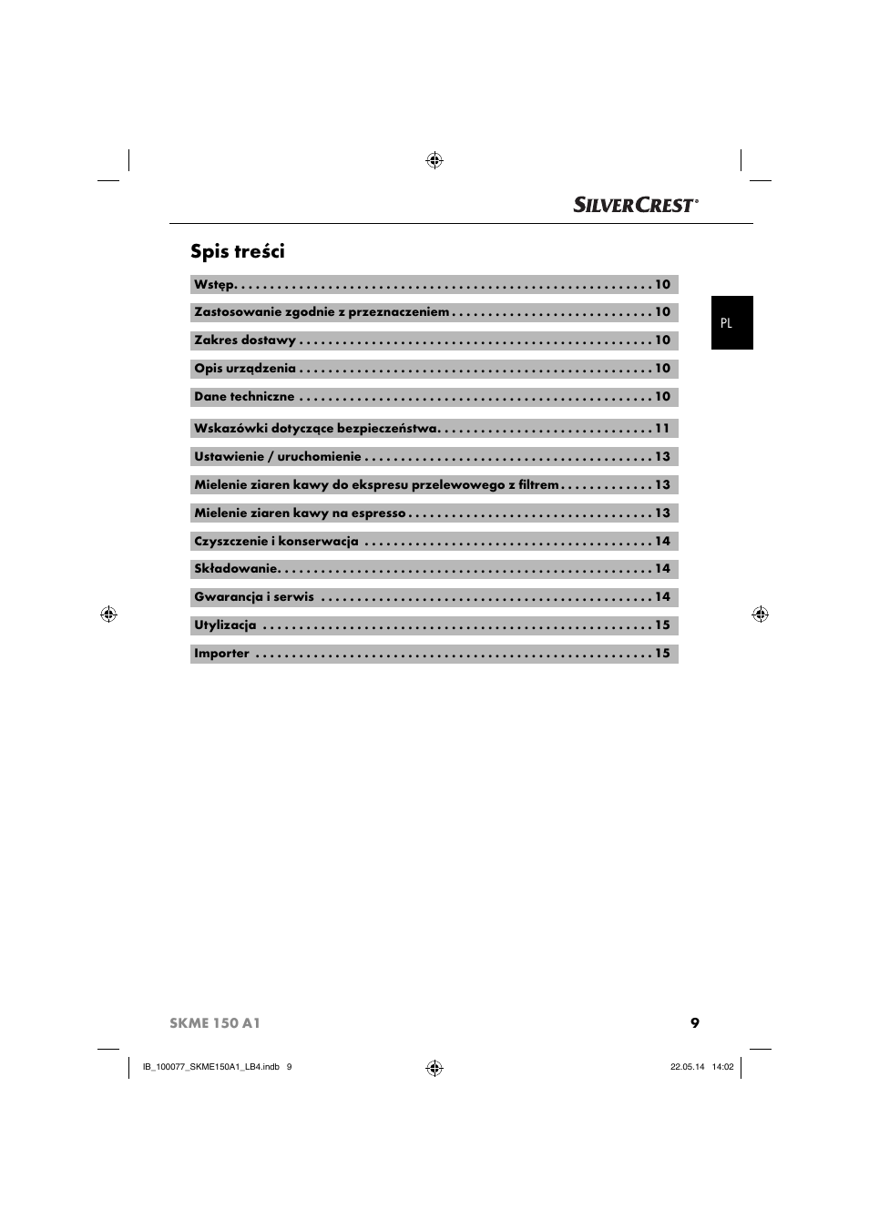 Silvercrest SKME 150 A1 User Manual | Page 12 / 51