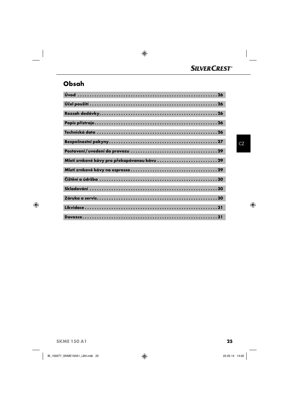 Silvercrest SKME 150 A1 User Manual | Page 28 / 51