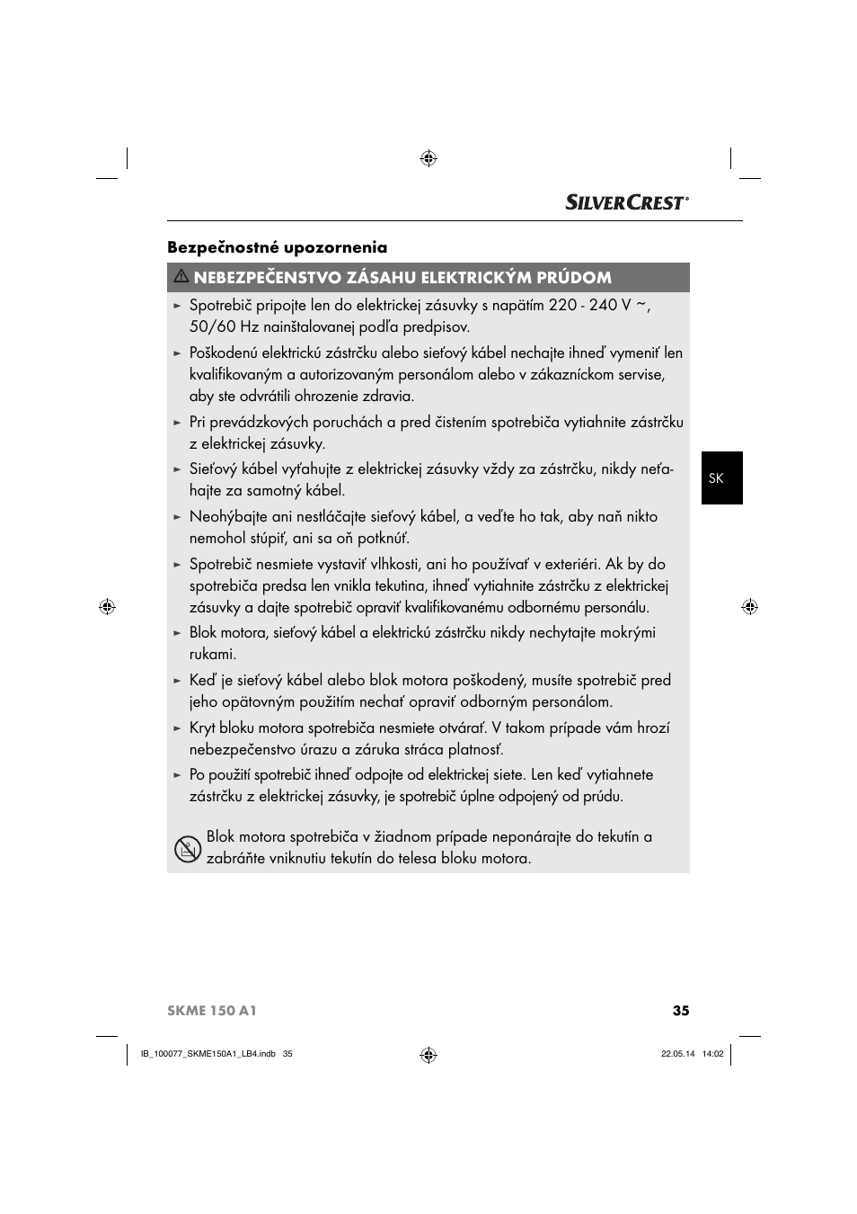 Silvercrest SKME 150 A1 User Manual | Page 38 / 51