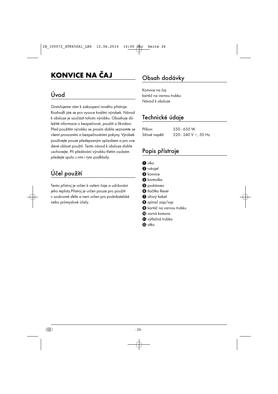 Silvercrest STK 650 A1 User Manual | Page 29 / 52