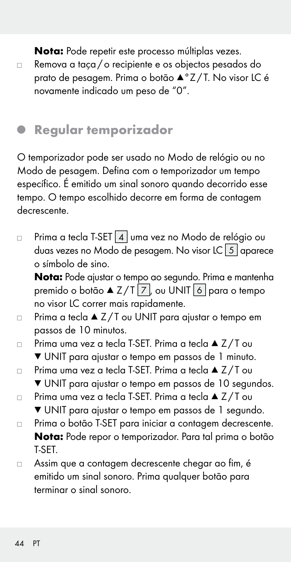 Regular temporizador | Silvercrest Z31183 User Manual | Page 44 / 78