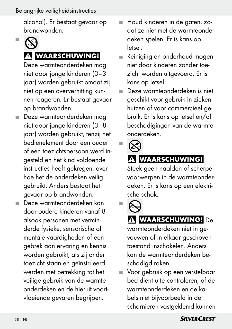 Silvercrest SWUB 85 B2 User Manual | Page 38 / 57