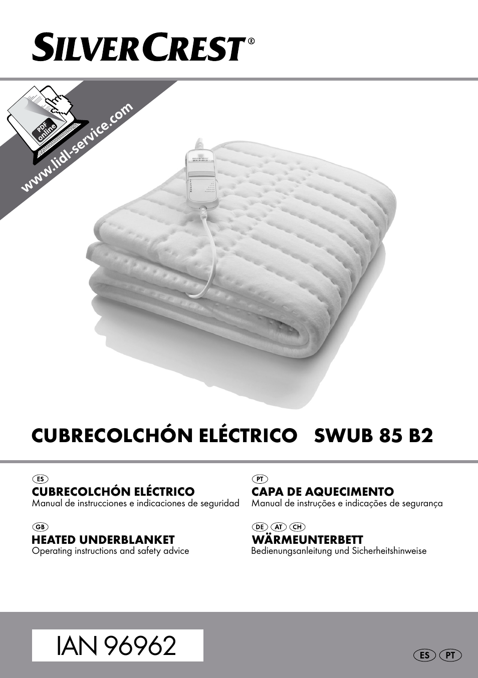 Silvercrest SWUB 85 B2 User Manual | 45 pages