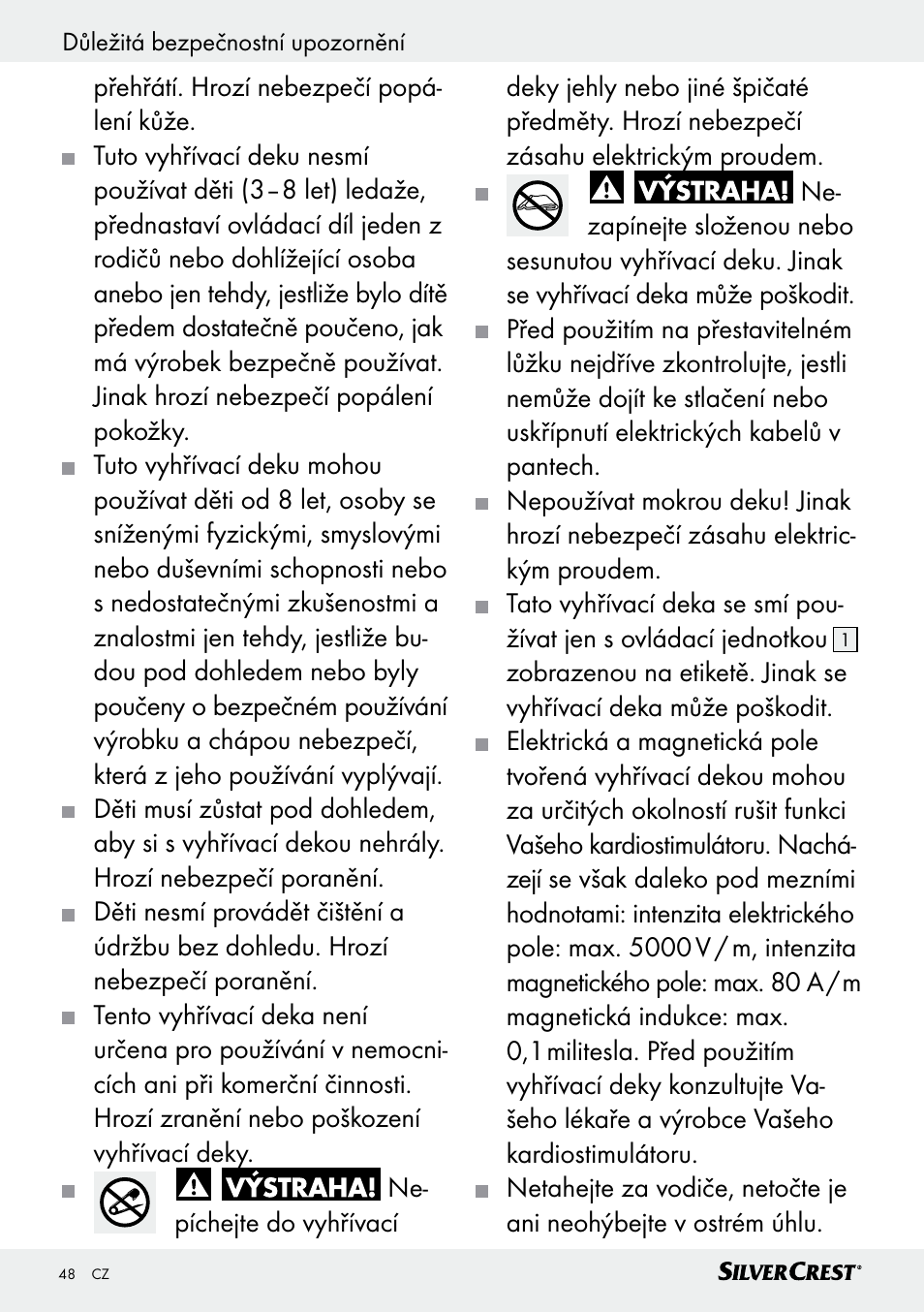Silvercrest SWUB 85 B2 User Manual | Page 48 / 73