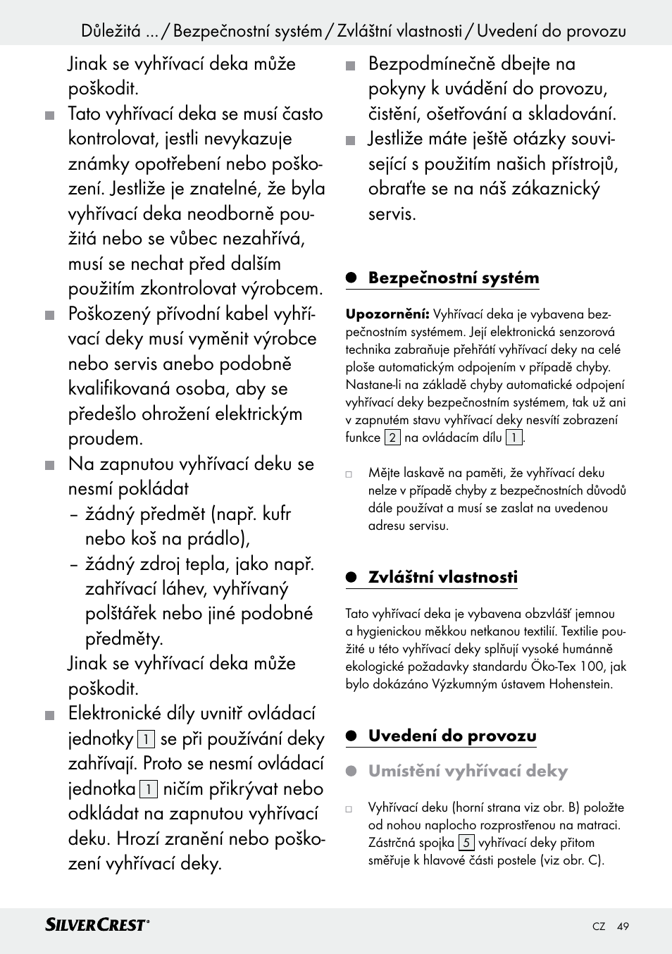 Silvercrest SWUB 85 B2 User Manual | Page 49 / 73