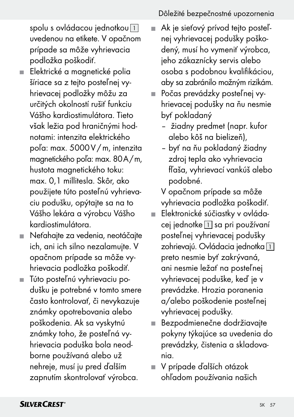 Silvercrest SWUB 85 B2 User Manual | Page 57 / 73