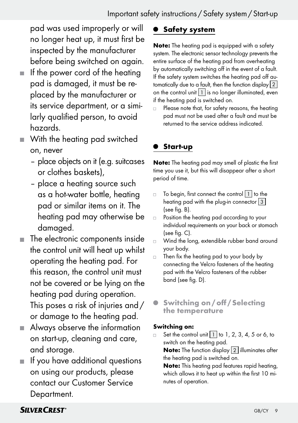 Silvercrest SHBR 100 B2 User Manual | Page 9 / 25