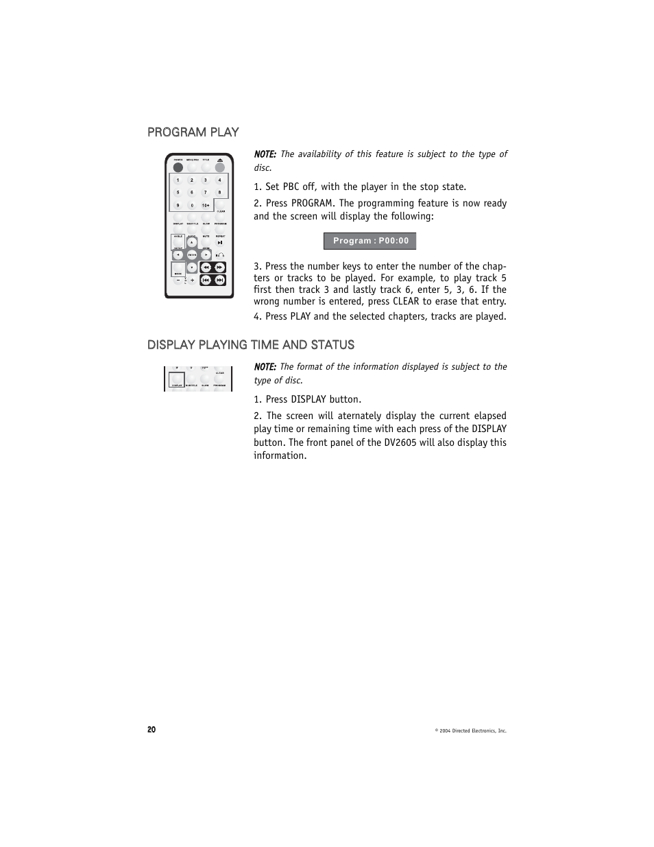 Directed Video DV2602 User Manual | Page 20 / 36