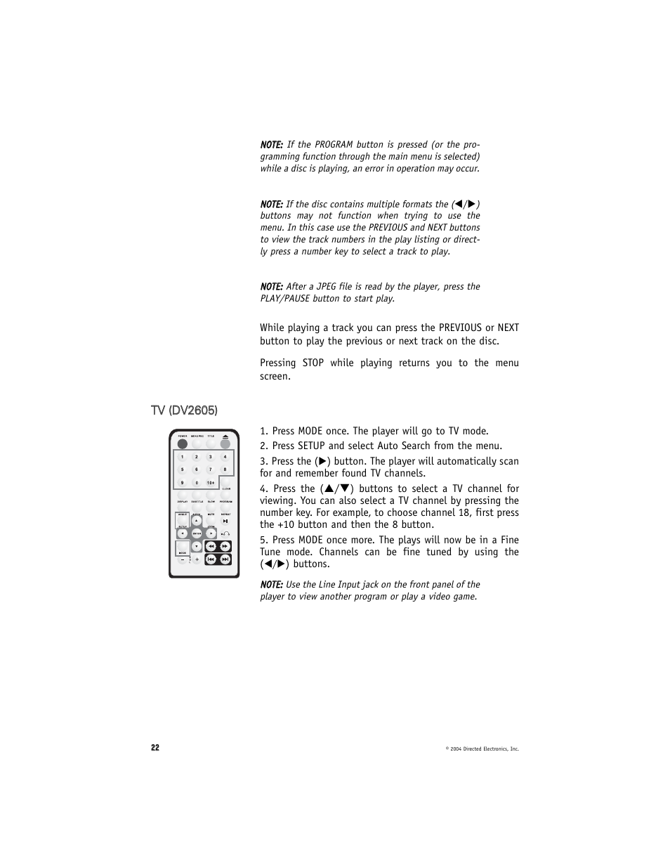 Directed Video DV2602 User Manual | Page 22 / 36