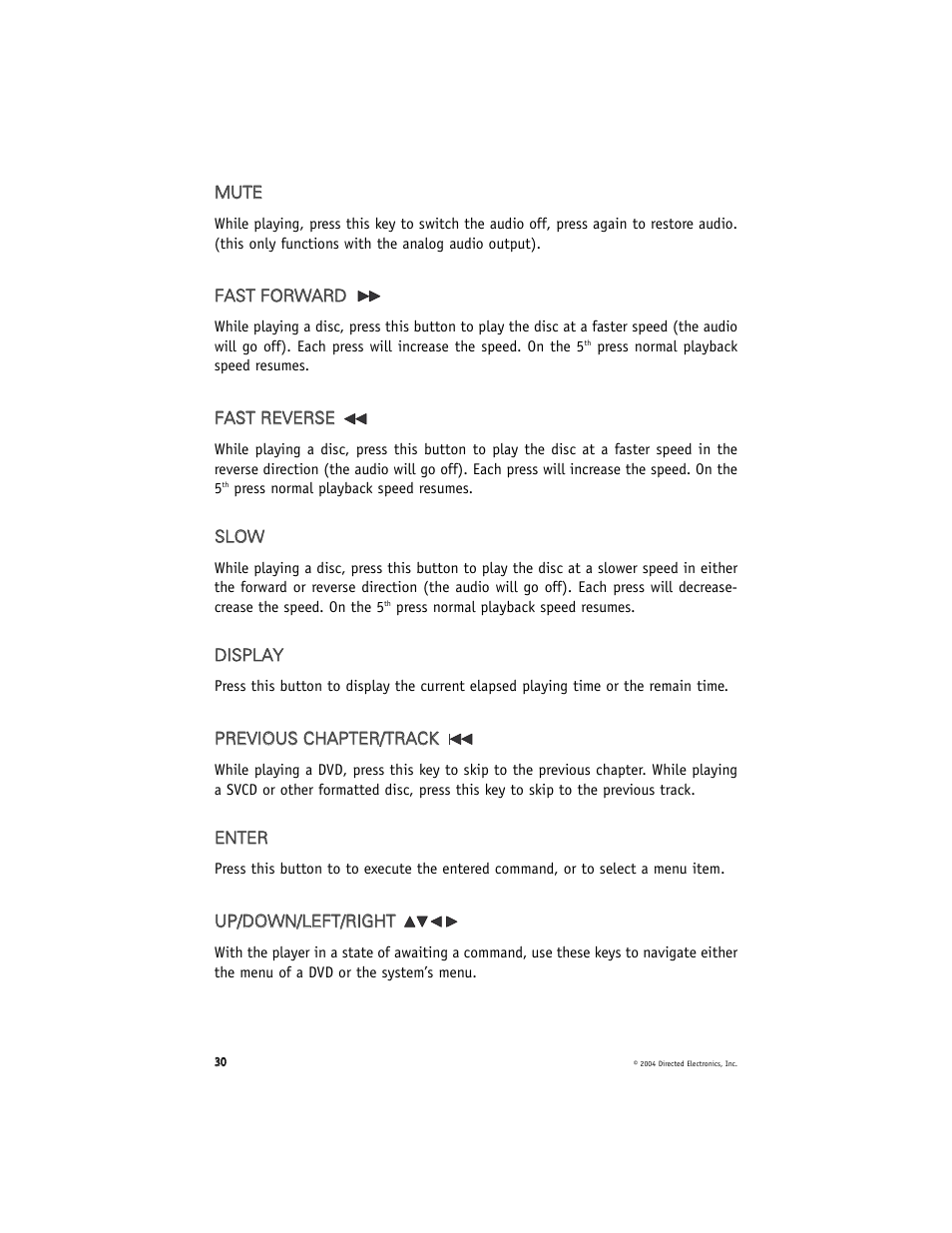Directed Video DV2602 User Manual | Page 30 / 36