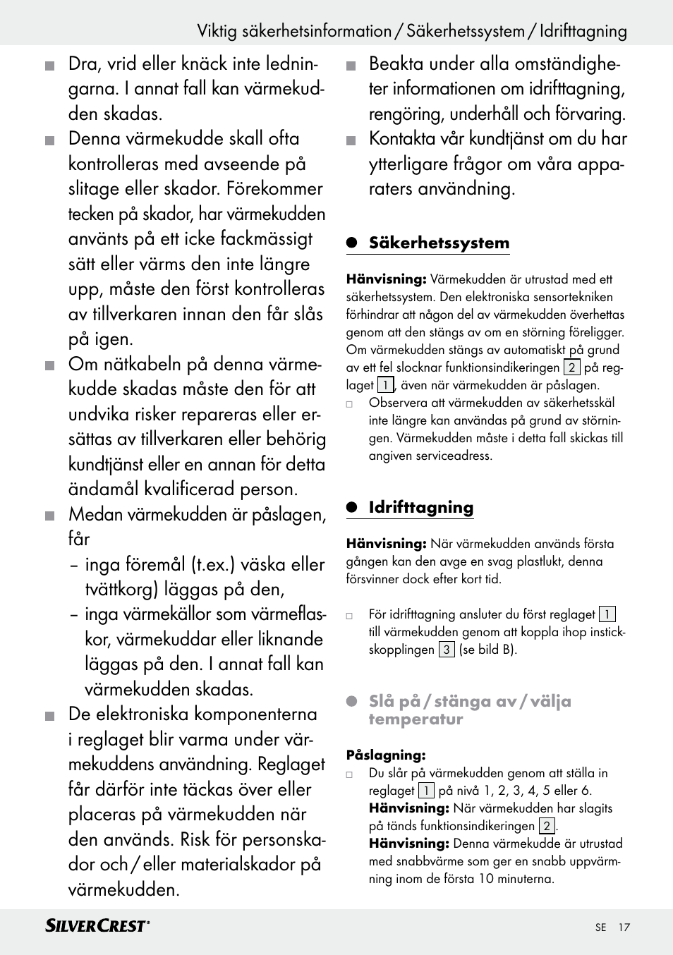 Silvercrest SHK 100 D3 User Manual | Page 17 / 54