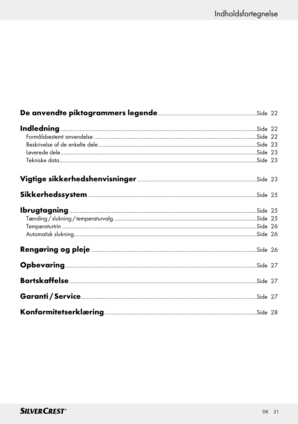 Silvercrest SHK 100 D3 User Manual | Page 21 / 54