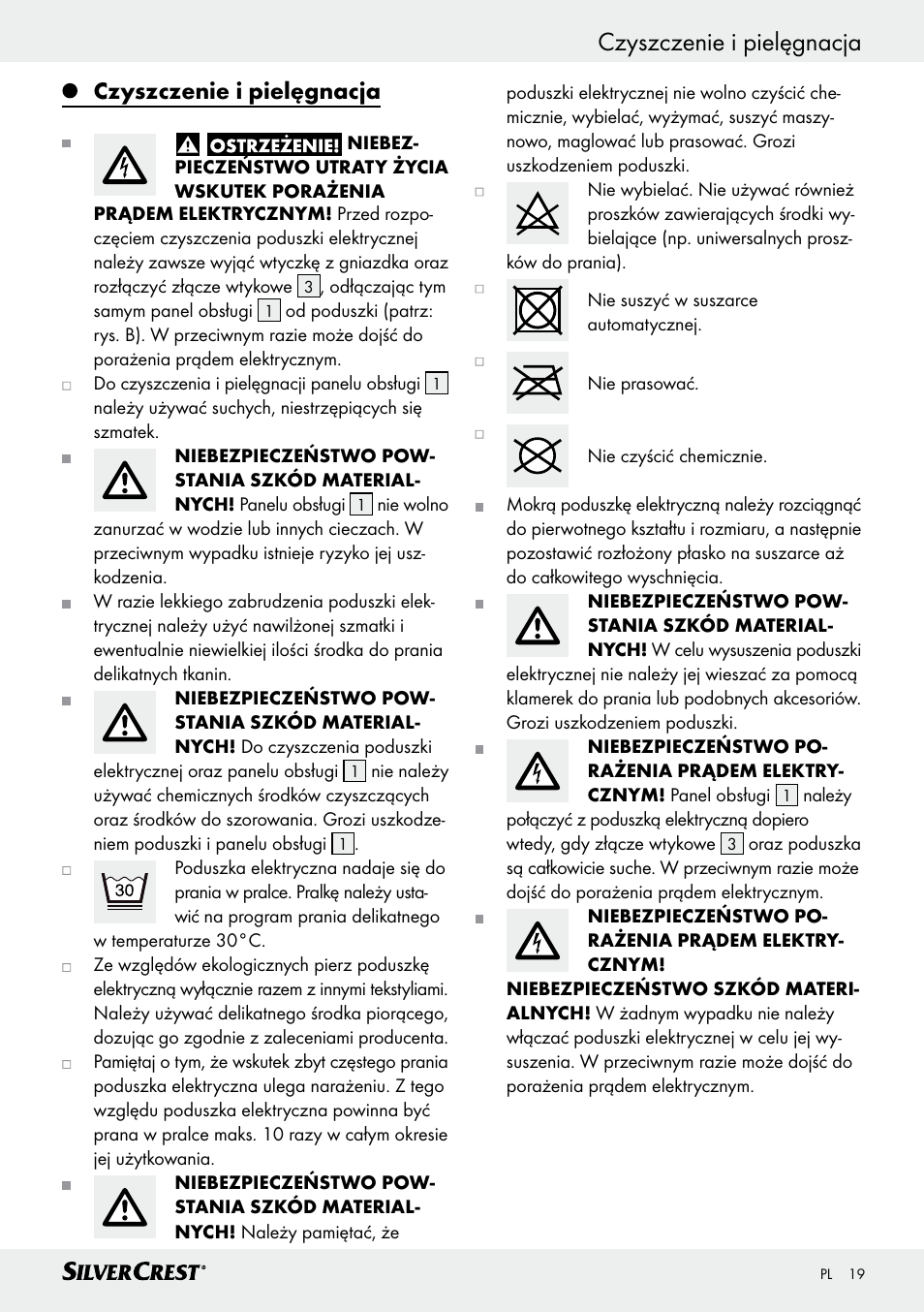 Czyszczenie i pielęgnacja | Silvercrest SHK 100 D3 User Manual | Page 19 / 54