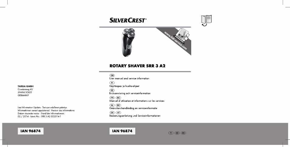 Silvercrest SRR 2 A2 User Manual | 130 pages