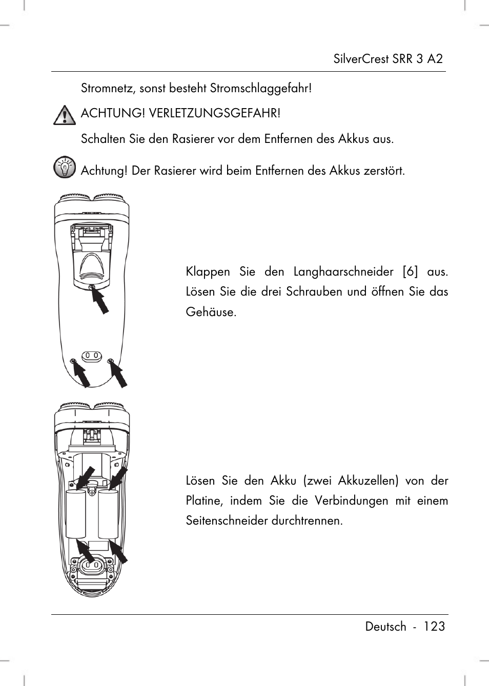 Silvercrest SRR 2 A2 User Manual | Page 125 / 130