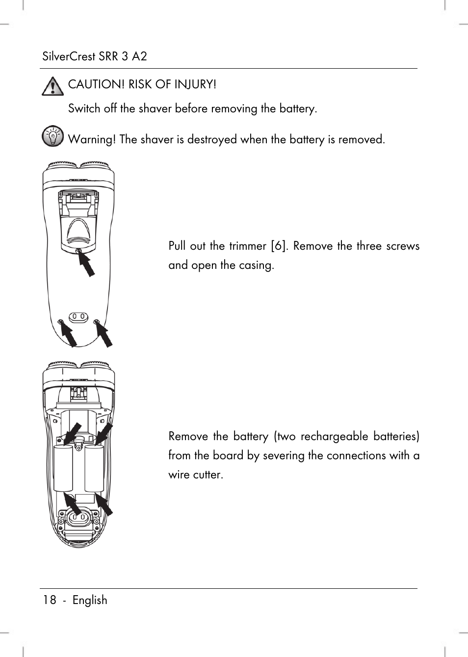 Silvercrest SRR 2 A2 User Manual | Page 20 / 130