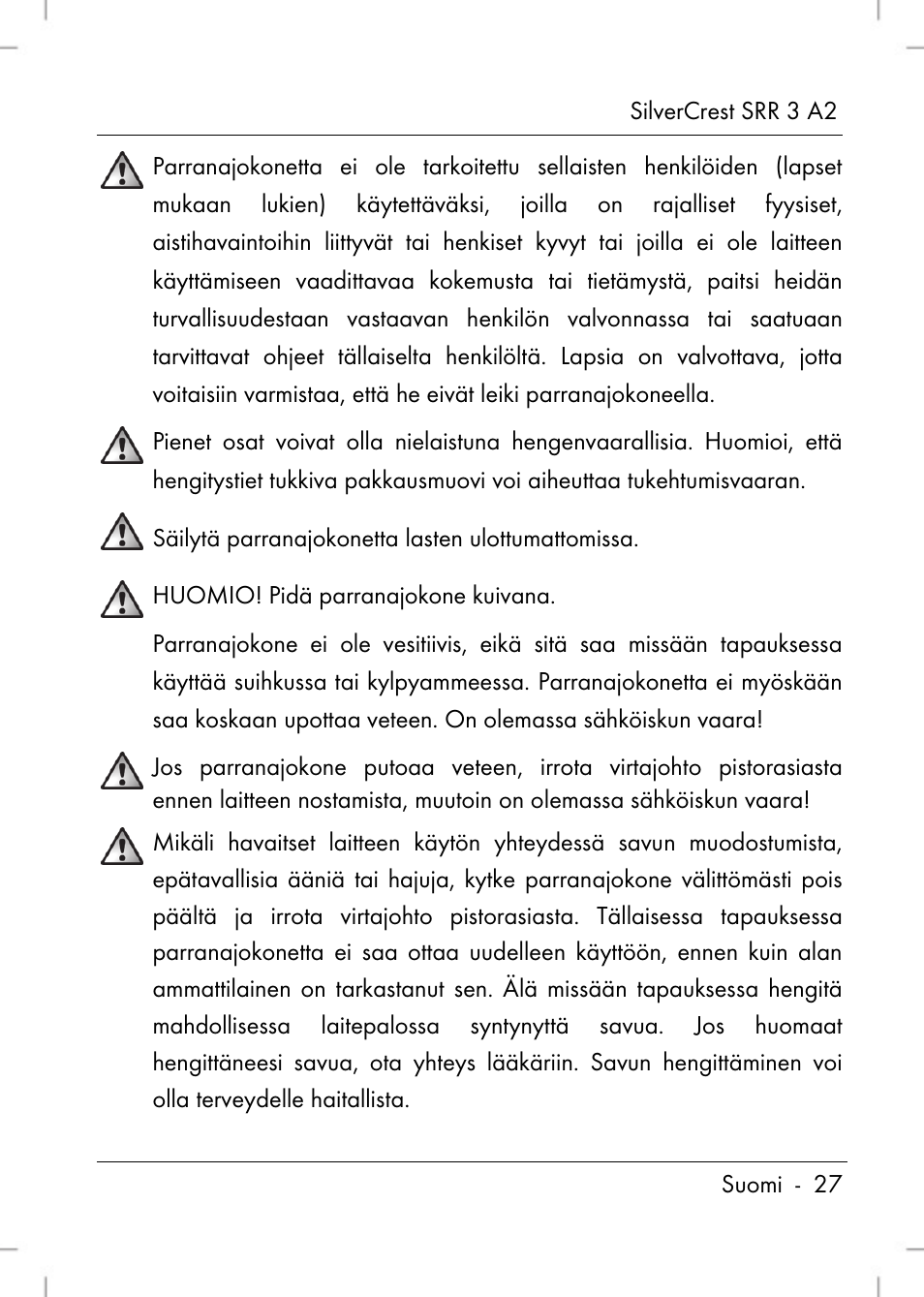 Silvercrest SRR 2 A2 User Manual | Page 29 / 130
